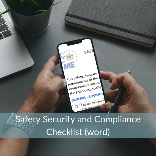 Safety Security and Compliance Checklist