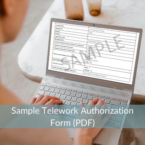 Sample Telework Authorization Form