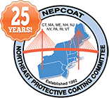 This is the 20 year logo for NEPCOAT