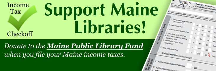 Maine Public Library Fund income tax check-off